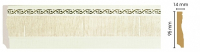 Цветной напольный плинтус Decomaster 153-6 (95х14х2400)