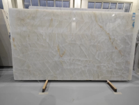 Слэб из Оникса "White Crystal", полирован, толщина 1,8 см
