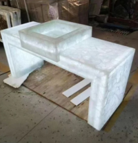 Слэб из Оникса "White Crystal", полирован, толщина 1,8 см