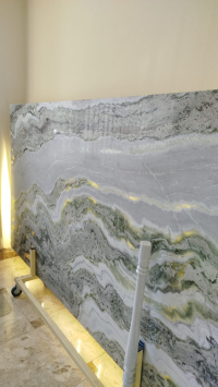 Слэб из Оникса "Onice Himalayan Blue", полирован, толщина 2 см