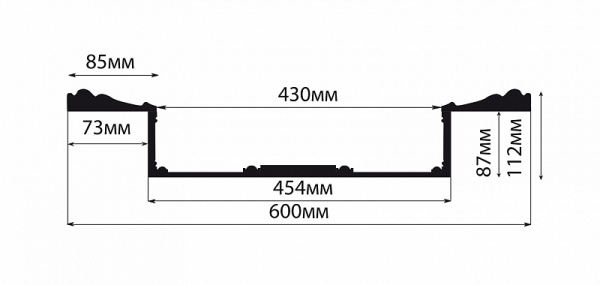 Кессон Decomaster KS61-6A (600*600*112 мм)