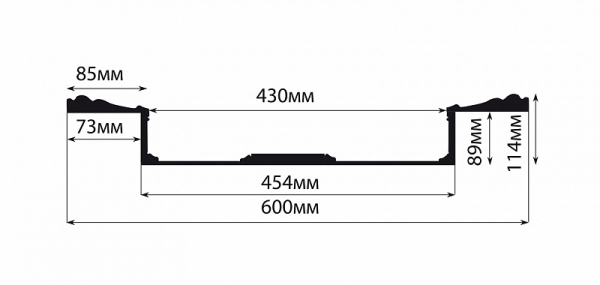 Кессон Decomaster KS61-57A (600*600*114 мм)