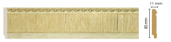 Цветной плинтус напольный Decomaster 144-5 (размер 80х11х2400)