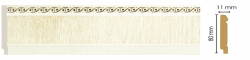 Цветной напольный плинтус Decomaster 144-6 (80х11х2400)